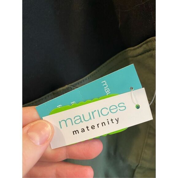 Maurice’s Maternity Army Green Over-Belly Maternity Jegging Plus Size 22w - Picture 3 of 16
